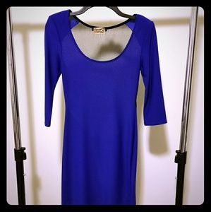 Royal Blue Mini Dress